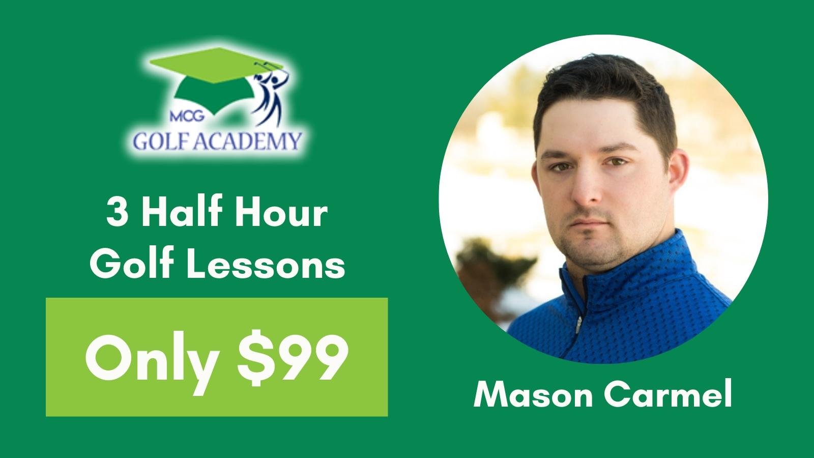 Golf Lesson Special w/ Mason Carmel MCG null, null
