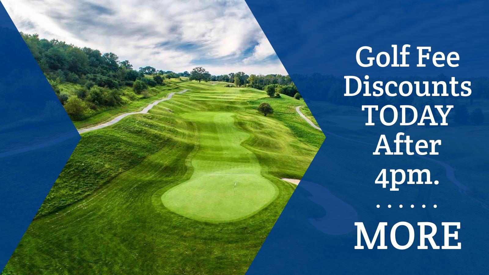 Golf Fee Discounts TODAY after 4pm. Totteridge Golf Course