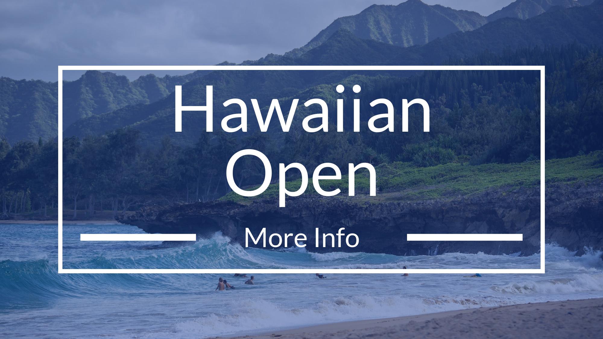 Hawaiian Open Wentworth Hills Country Club Plainville, MA