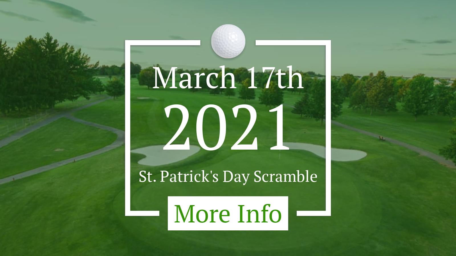 St. Patrick's Day Scramble Briarwood Golf Club York, PA