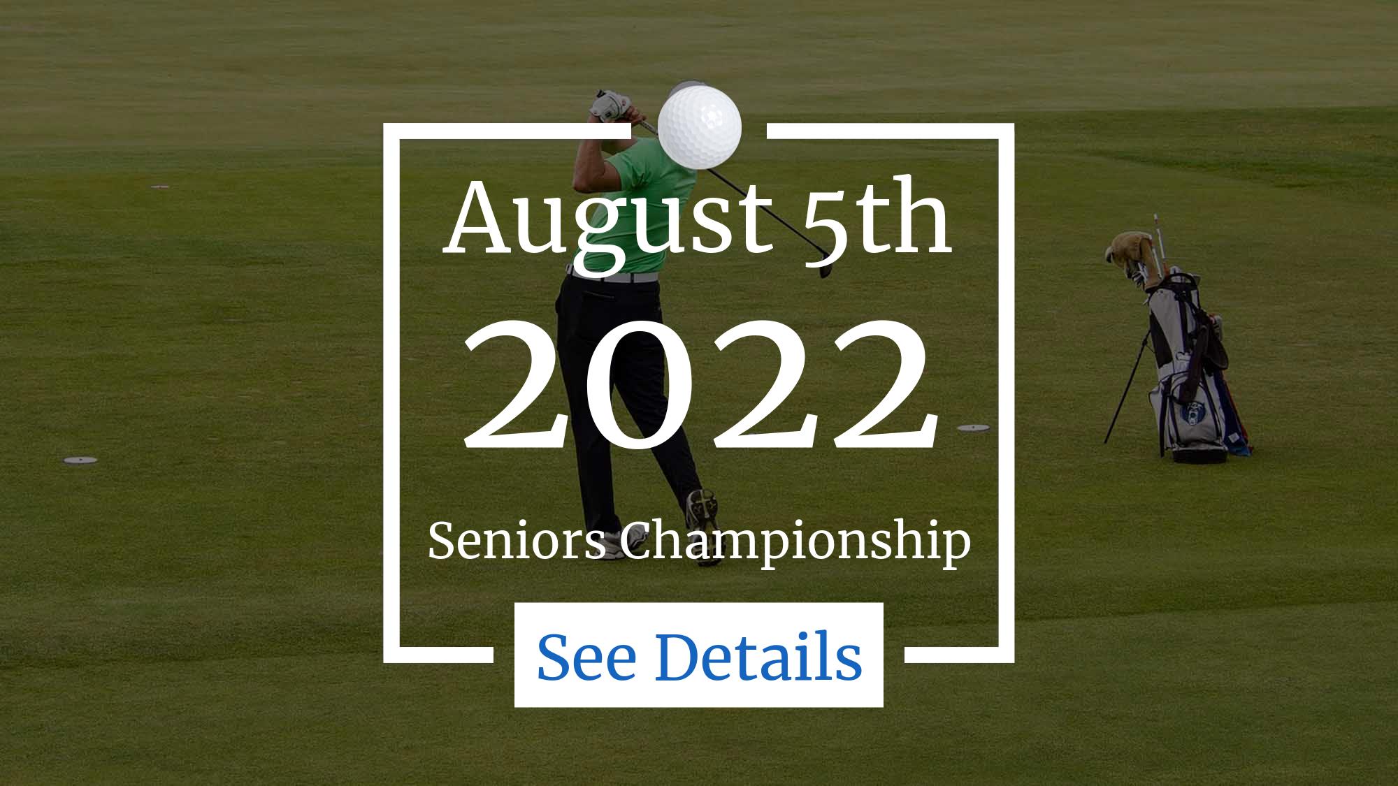 Seniors Championship Black Hawk Golf Course Beaver Falls, PA